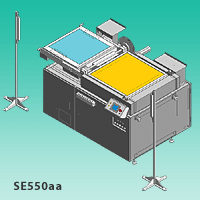 CCDカメラ搭載　SEAL方式精密枚葉貼合機